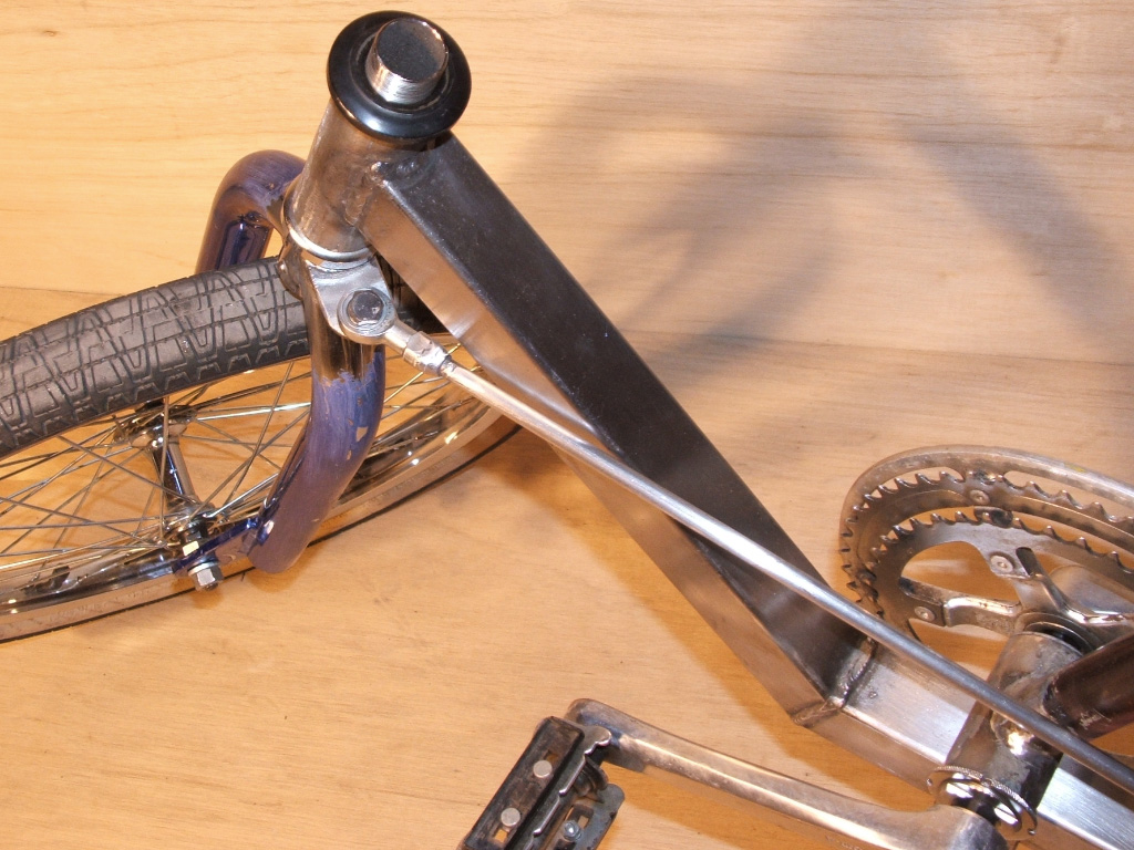 DeltaWolf Racing Trike - delta steering linkage